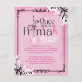 Books For Baby Ballet Theme Card Kaart (Voorkant)