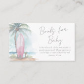 Books For Baby Beach Baby Shower Informatiekaartje (Voorkant)