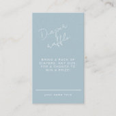 Books for Baby Blue Scallop Shell  Boy Baby Shower Informatiekaartje (Voorkant)