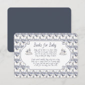 Books for Baby Blue Seagull Seashells Informatiekaartje (Voorkant / Achterkant)