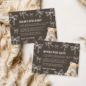 Books for Baby Card Bear Informatiekaartje