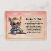 Books for Baby Cute Kitten Reading A Book Informatiekaartje (Voorkant)