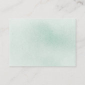 Books for Baby Gold Greenery Request Card Informatiekaartje (Achterkant)