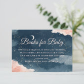 Books for Baby Insert | Constellation Watercolor Bedankkaart (Staand voorkant)