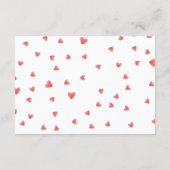 Books for Baby ladybug Request Card Informatiekaartje (Achterkant)