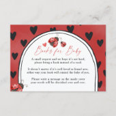 Books for Baby Ladybug Request Card Informatiekaartje (Voorkant)