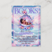 Books for Baby Pastel Seashell Baby Shower Informatiekaartje (Voorkant)