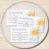 Books For Baby Ray Of Sunshine Baby Shower Informatiekaartje