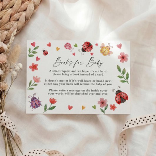 Books for Baby Request Card Informatiekaartje