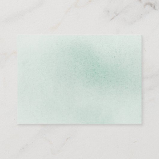 Books for Baby Silver Greenery Request Card Informatiekaartje (Achterkant)