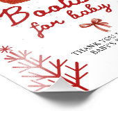 Books for Baby Winter Santa Sign Foto Afdruk (Hoek)