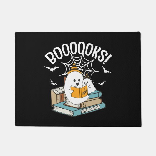Books Ghost Read Books Halloween Funny Reading Deurmat (Voorkant)