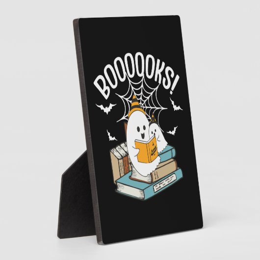 Books Ghost Read Books Halloween Funny Reading Fotoplaat (Zijkant)