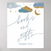 Books Gifts Twinkle Little Star Baby shower Boy Poster (Voorkant)