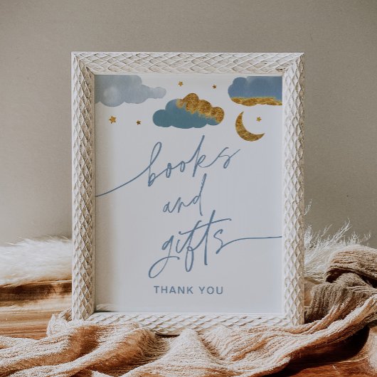 Books Gifts Twinkle Little Star Baby shower Boy Poster