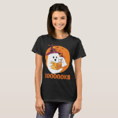Books Halloween Boo Read Books Reading T-shirt (Voorkant volledig)