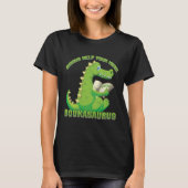 Books help your mind grow Bookasaurus Reading Teac T-shirt (Voorkant)