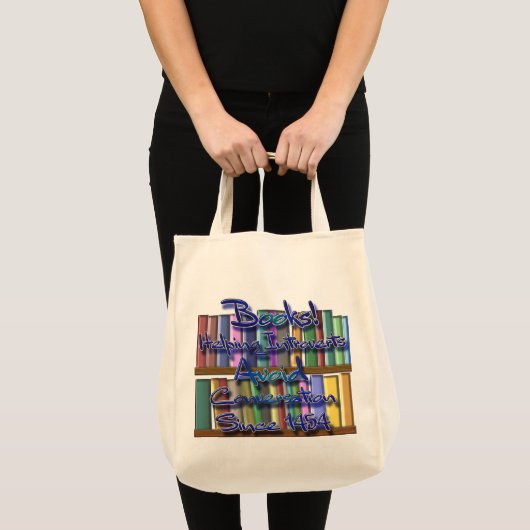 Books helping introverts. Tote Bag (Voorkant (product))