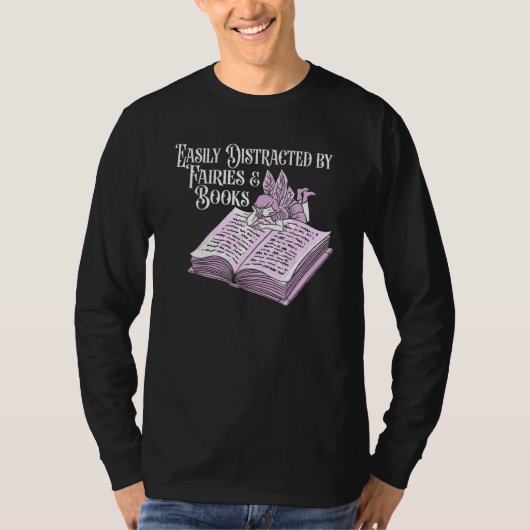 Books Literature Bibliophile Librarian Bookworm B T-shirt (Voorkant)