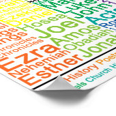 Books of the Bible 8x10 Poster (Hoek)