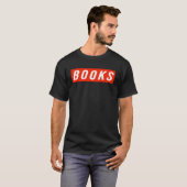 books reading library bookworm book t-shirt (Voorkant volledig)