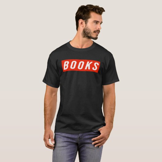 books reading library bookworm book t-shirt (Voorkant volledig)