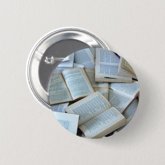 Books Ronde Button 5,7 Cm (Voorkant /achterkant)