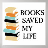 Books Saved My Life Poster (Voorkant)