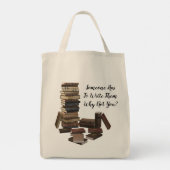Books Tote Bag (Achterkant)