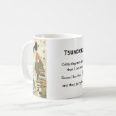 Books "Tsundoku" Mug Koffiemok (Voorkant links)