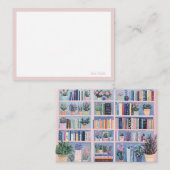 Bookshelf Note Cards Notitiekaartje (Voorkant / Achterkant)