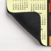 Bookshelves 2026 Calendar Mousepad Muismat (Hoek)