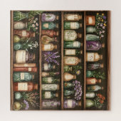 Bookshelves and Herbals Legpuzzel (Horizontaal)