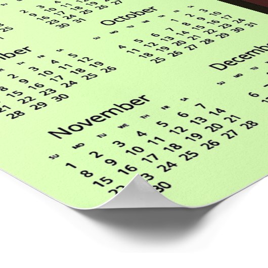 Bookshelves Design 2026 Calendar Poster (Hoek)