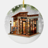 Bookstore Bookaholic  Reader Books Lover Bookworm Keramisch Ornament (Achterkant)