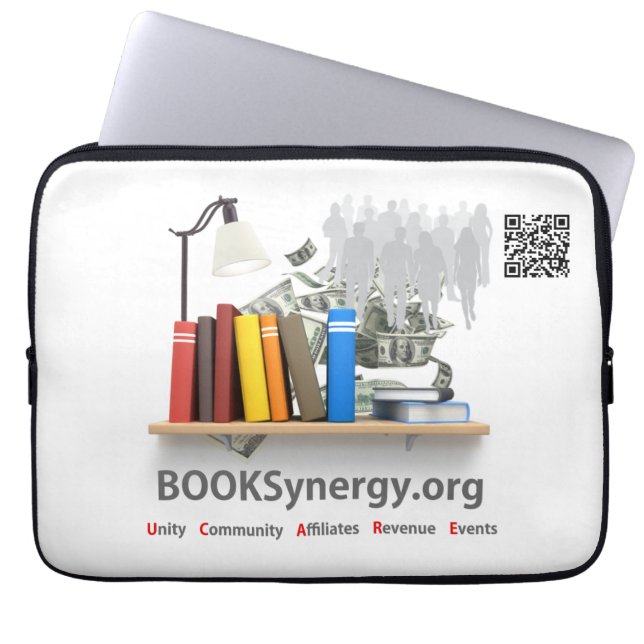 BOOKSynergy - laptophoes van 13 inch Laptop Sleeve (Voorkant)