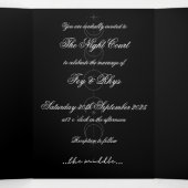  BookTok Romantacy Wedding Invite - Scorpio/Gemini Drieluik Uitnodiging (Binnenkant midden)