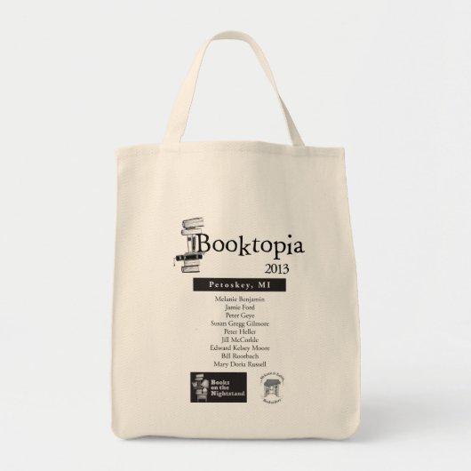 Booktopia 2103 - Petoskey MI Bag Tote Bag (Voorkant)
