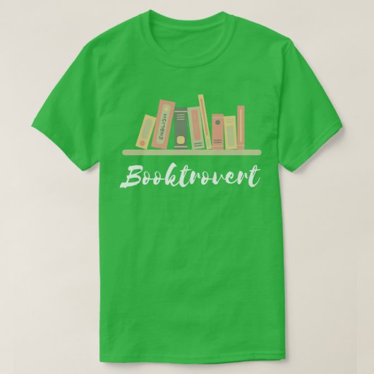 Booktrovert 1 t-shirt (Design voorkant)