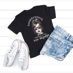 Booktrovert Auteur Schrijver Gift voor Bookish Vro T-shirt