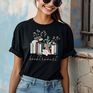 Booktrovert Bloemenboeken cadeau voor boekenliefhe T-shirt