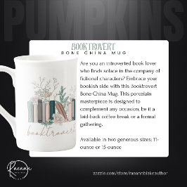 Booktrovert Bone China Mok