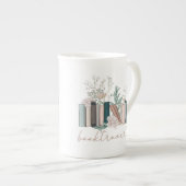 Booktrovert Bone China Mok (Voorkant rechts)