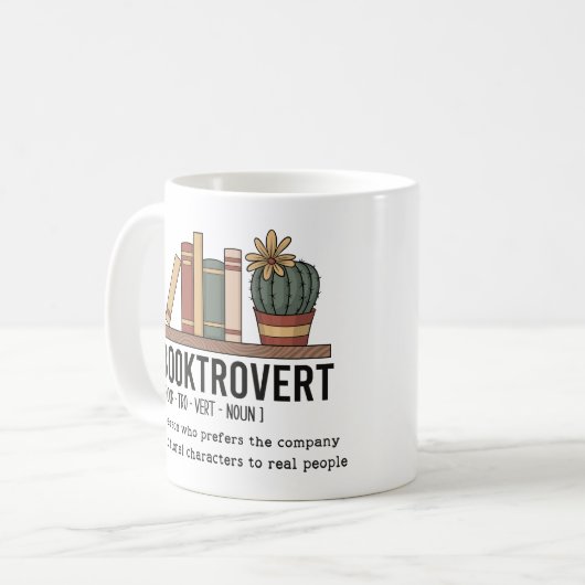 BookTrovert Dictionary Definition Book Koffiemok (Voorkant links)