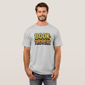Booktrovert Funny Introvert Reader Quote T-shirt (Voorkant volledig)