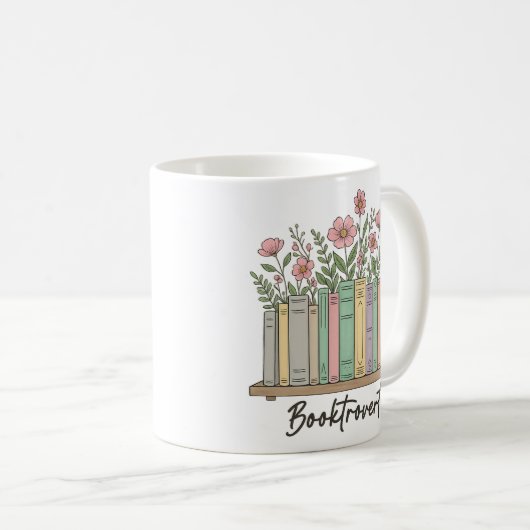 Booktrovert – Gezellig introvert lezen Liefhebber  Koffiemok (Voorkant rechts)