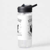 Booktrovert kat met boek en sterren waterfles (Links)