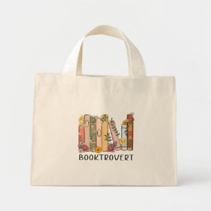 Booktrovert kleine shopping canvas tas