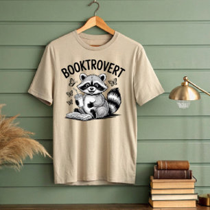 Booktrovert Raccoon T-shirt