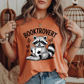 Booktrovert Raccoon T-shirt